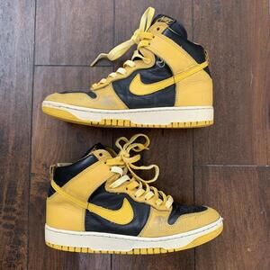 Nike 1985 Dunk Goldenrod Chicago Yellow Black Rare Vintage 85 Air Jordan 1 Sz 8